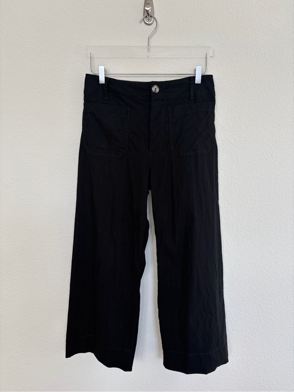 Maeve The Colette Black Wide-Leg Pants | 28P - Picture 2 of 12